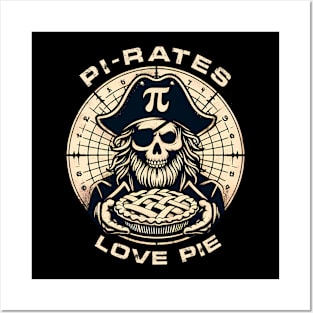 Pi-Rates Love Pie - Pi Day Posters and Art